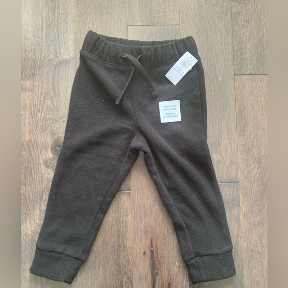 Brand new 2T fleece pants with functional drawstring - Picture 1 of 1